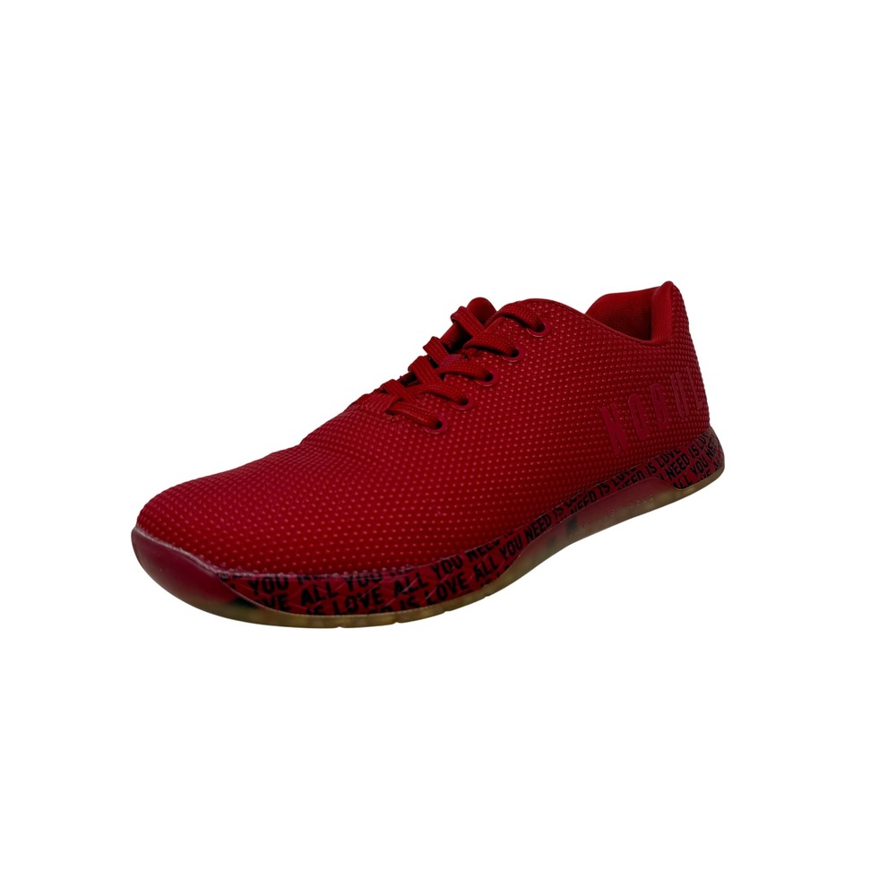 NOBULL All You Need Is Love SuperFabric Trainer Red Womens 8.5 Mens 7 Sneakers
